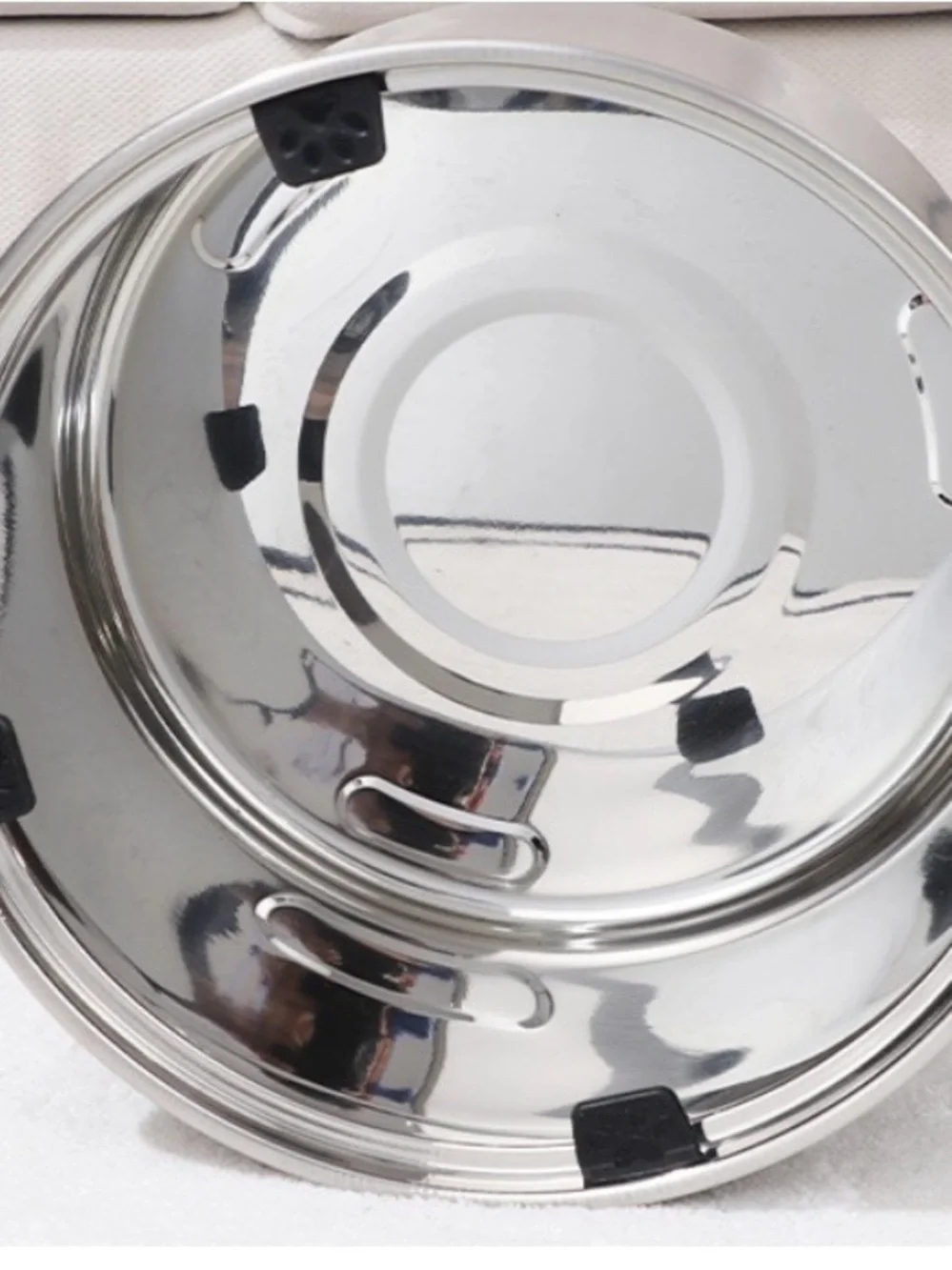 Stainless Steel Dog Water Bowl - Silver - Brand: